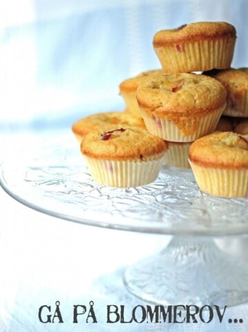 Blommemuffins - opskrift på lækre muffins med blommer