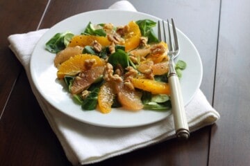 Appelsin grape salat med valnødder