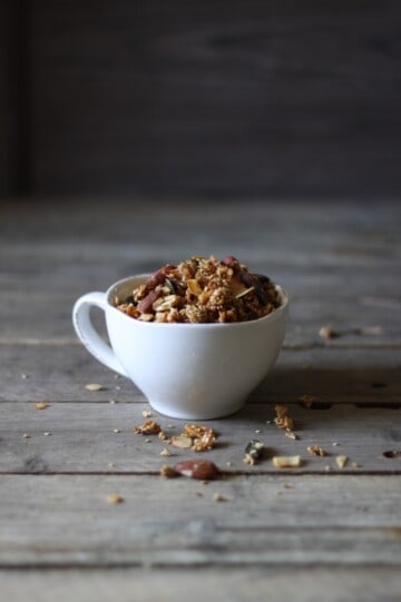 Honningristet nødde-granola