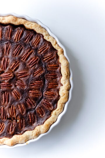 Pecan Pie med bourbon opskrift - tærte med nødder