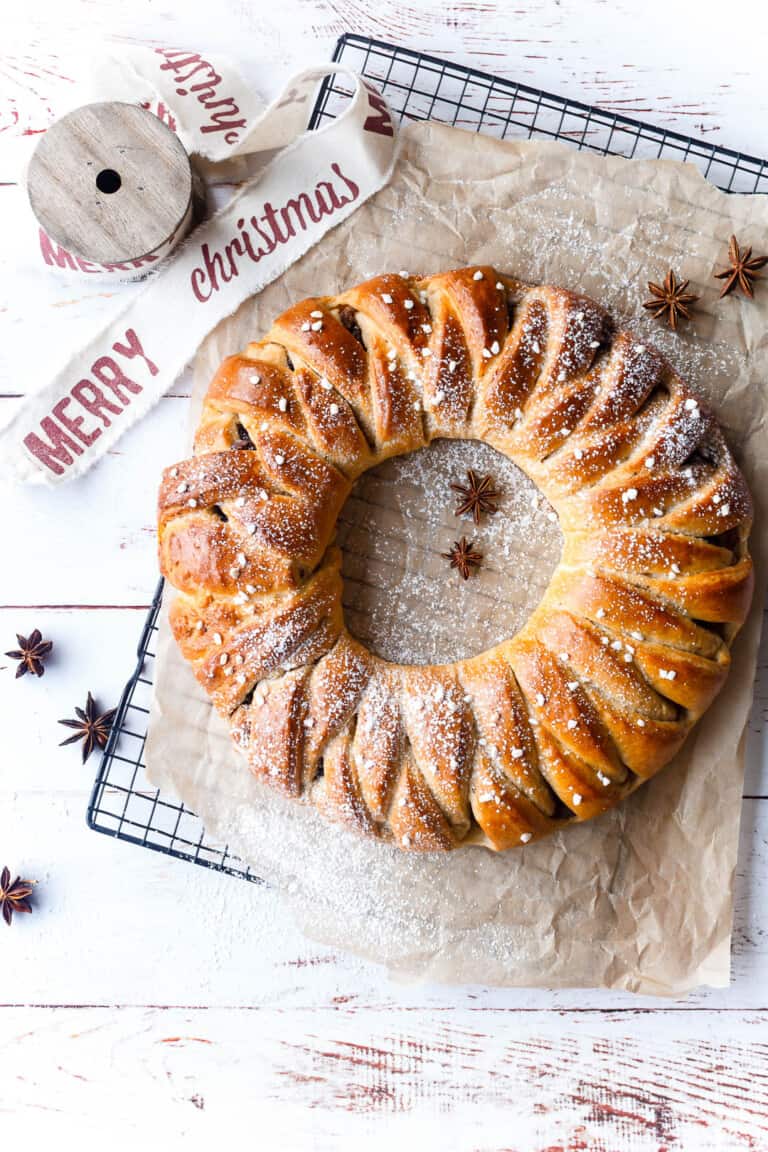 Julekrans - kager til jul